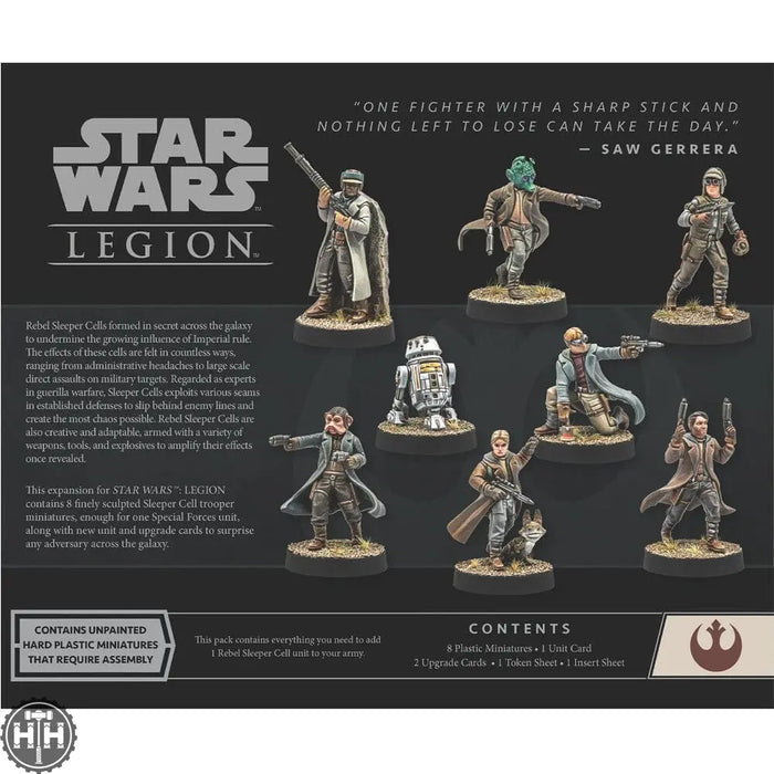 Star Wars Legion: Rebel Sleeper Cell Rebel Alliance Expansions Atomic Mass Games