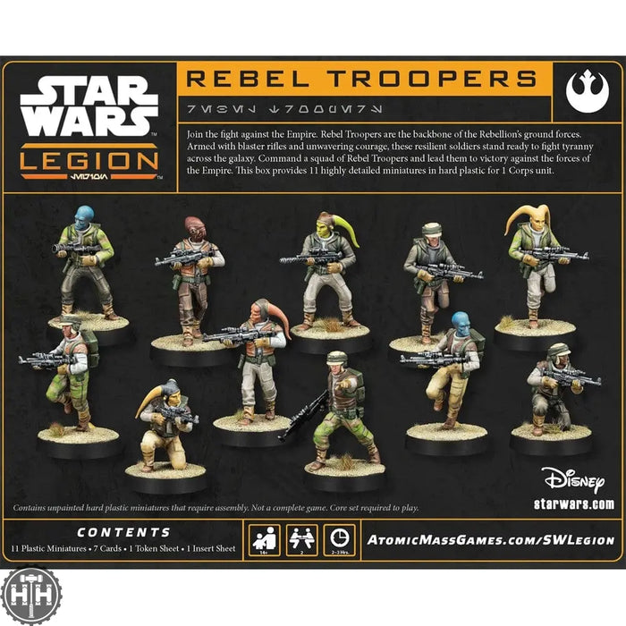 Star Wars Legion: Rebel Troopers (NEW) Rebel Alliance Expansions Atomic Mass Games