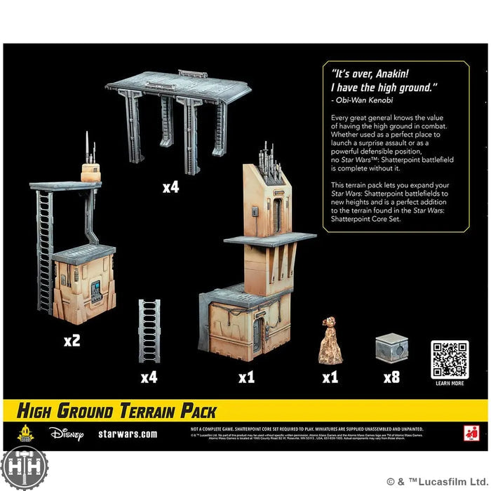 Star Wars Shatterpoint: High Ground Terrain Pack Shatterpoint Atomic Mass Games