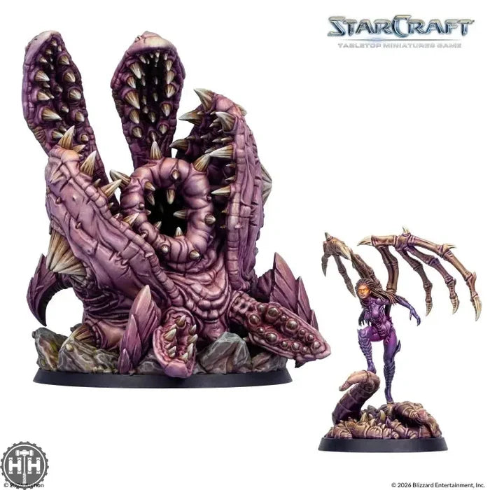 Starcraft Miniatures Game: Kerrigan and Omega Worm Archon Studios