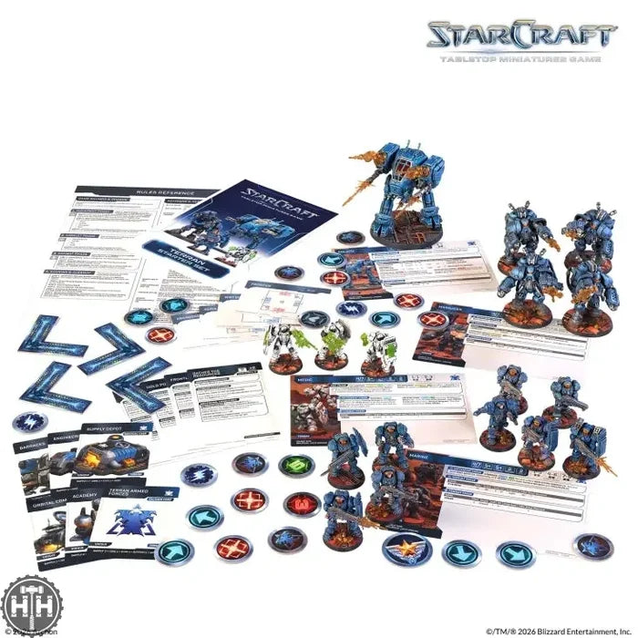 Starcraft Miniatures Game: Terran Starter Set Archon Studios