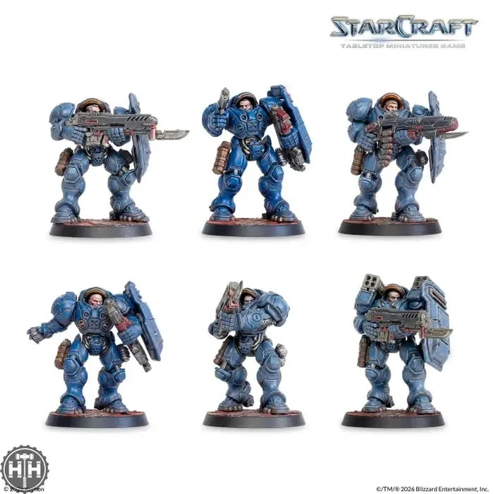 Starcraft Miniatures Game: Terran Starter Set Archon Studios