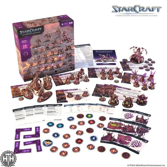 Starcraft Miniatures Game: Zerg Starter Set Archon Studios