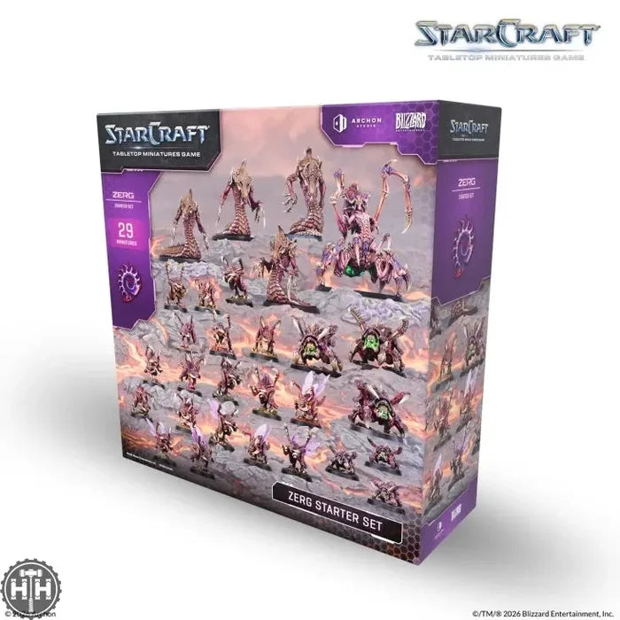 Starcraft Miniatures Game: Zerg Starter Set Archon Studios