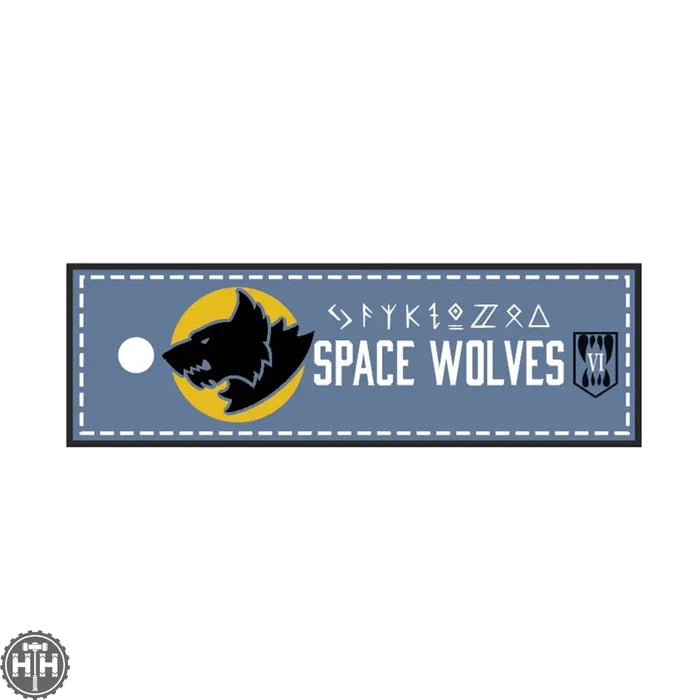 Starforged: Imperial Armed Forces Moral Badge [Space Wolves] Soft Velcro Games Workshop Merchandise Starforged