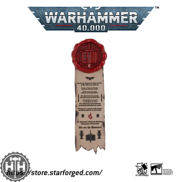 Starforged: Purity Seal - Grey Knights Pin Badge Games Workshop Merchandise Starforged