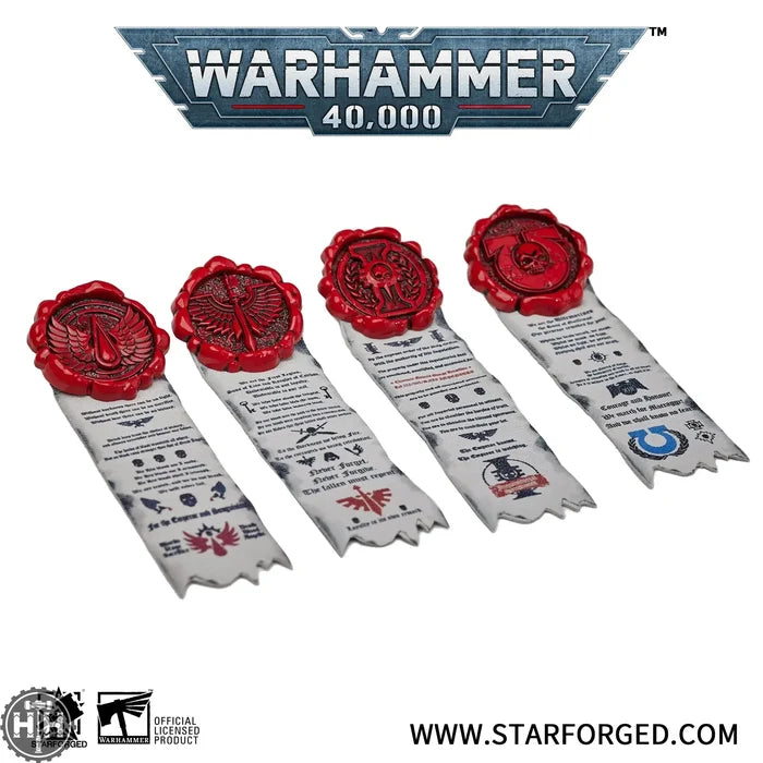 Starforged: Purity Seals Set 2 Pin Badge Games Workshop Merchandise Starforged