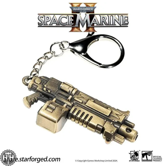 Starforged: Space Marine 2 Auto Rife Keychain Hobby Merchandise Starforged