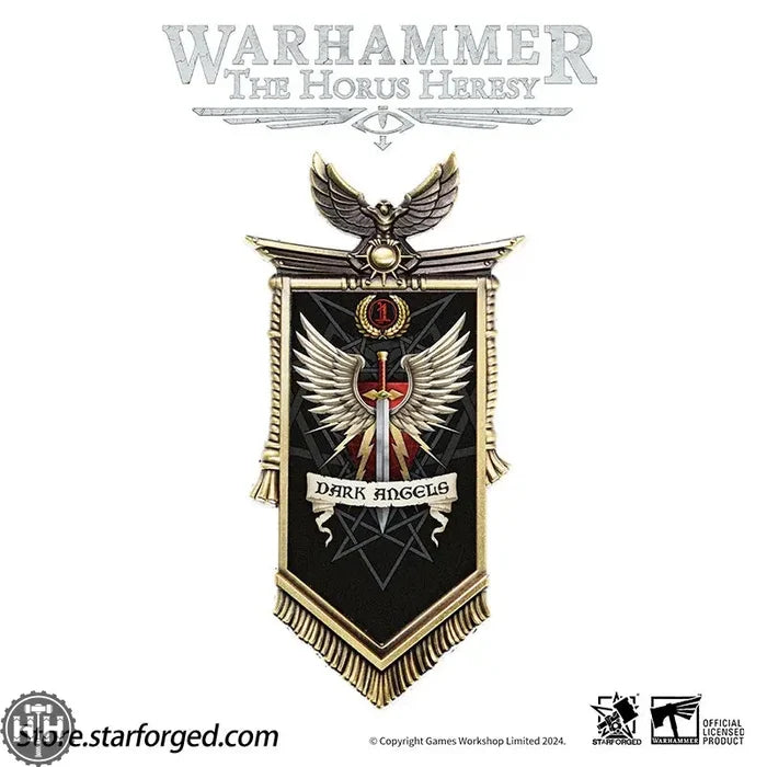Starforged: The Horus Heresy Legion Banner Magnet - Dark Angels 1 Hobby Merchandise Starforged