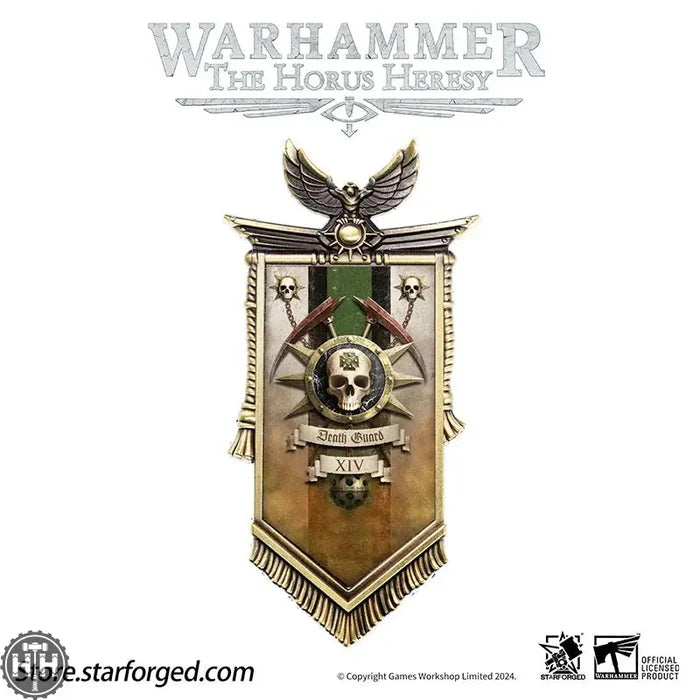 Starforged: The Horus Heresy Legion Banner Magnet - Death Guards Hobby Merchandise Starforged