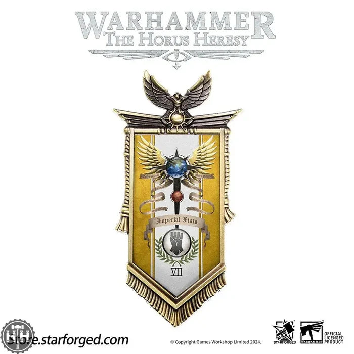 Starforged: The Horus Heresy Legion Banner Magnet - Imperial Fists Hobby Merchandise Starforged