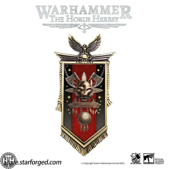 Starforged: The Horus Heresy Legion Banner Magnet - Space Wolves Hobby Merchandise Starforged