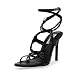 Steve Madden Lele Women's Heels Black Leather