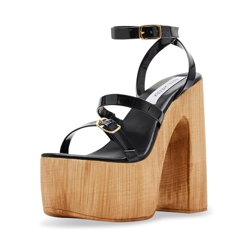 Steve Madden Women's Lilia Pump Black Patent