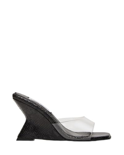 Steve Madden Women's Serpent Heels Black