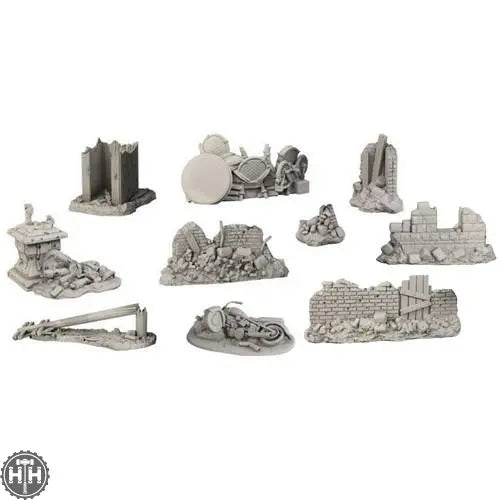 TerrainCrate: Battlefield Debris Terrain Crate Mantic Games