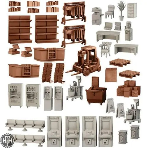 TerrainCrate: Citiscape Terrain Crate Mantic Games