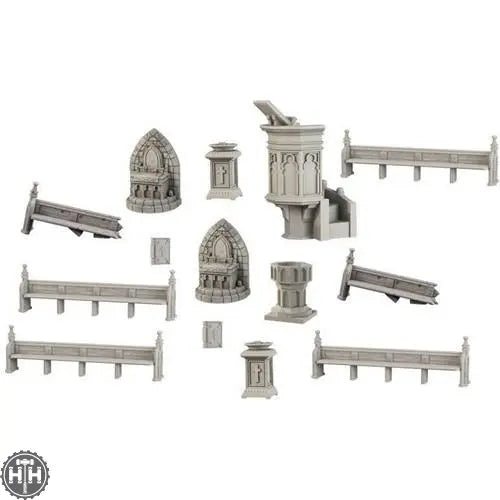 Terrain Crate: Village Church Terrain Crate Mantic Games