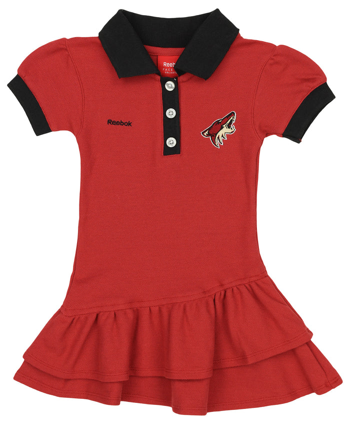 Toddlers Coyotes Ruffle Polo Dress