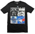 Toronto Blue Jays MLB Big Boys Youth Star Wars Main Character T-Shirt, Black