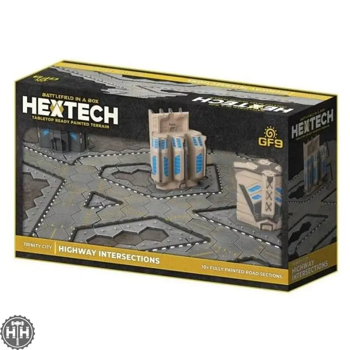 Trinity City - Highway Intersections (x10) Hextech Terrain GaleForce Nine