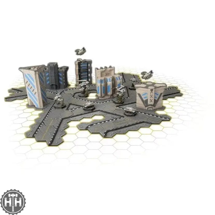 Trinity City - Highway Intersections (x10) Hextech Terrain GaleForce Nine