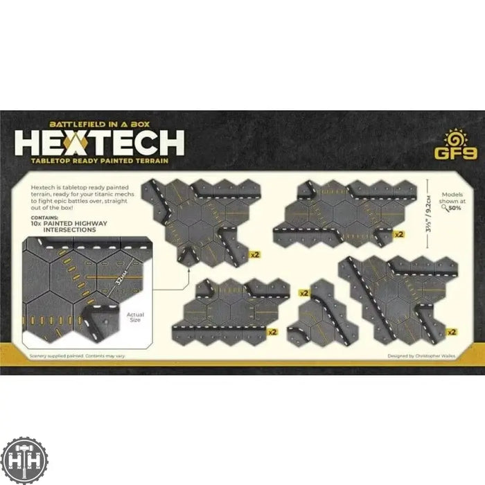 Trinity City - Highway Intersections (x10) Hextech Terrain GaleForce Nine
