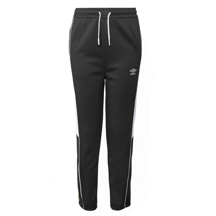 Umbro Girls 7-16 Flashback Cropped Track Pant Black / White