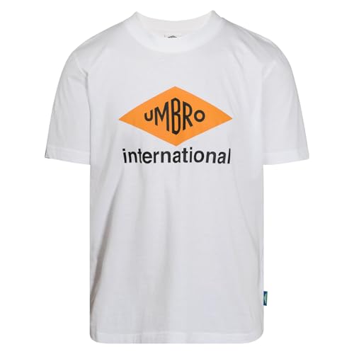 Umbro Men's F24 International Diamond Tee Brilliant White