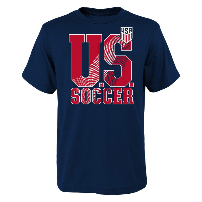 US Soccer Youth Short Sleeve Tee Navy