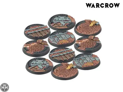Warcrow 30mm Mounthaven Scenery Bases, Alpha Series Corvus Belli