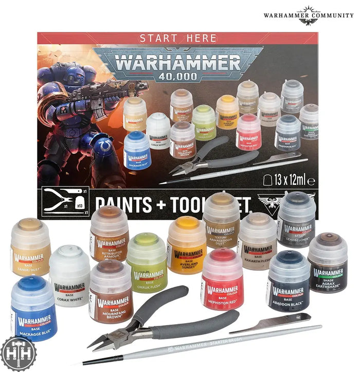 Warhammer 40,000: Paints + Tools Set (2026) Games Workshop