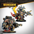Warmachine: Emperor Carver Ultimus Esquire III & War Boar MMD47 Warmachine Steamforged Games