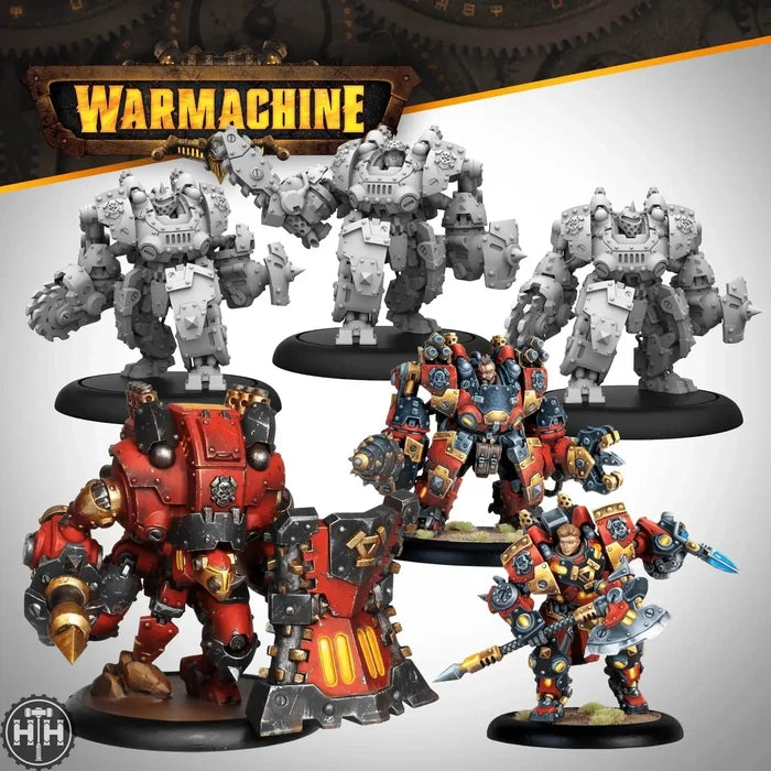 Warmachine: Khador Annihilators Command Cadre Warmachine Steamforged Games