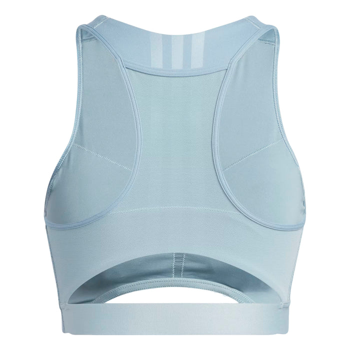 adidas Womens Coreflow Studio Medium Support 4 Elements Bra Magic Grey, C Cup