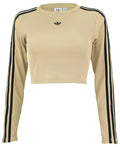 Adidas Womens Crop Long Sleeve Pullover Sweater