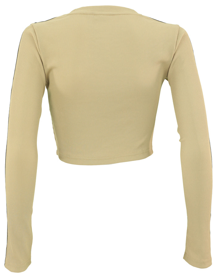 Adidas Womens Crop Long Sleeve Pullover Sweater
