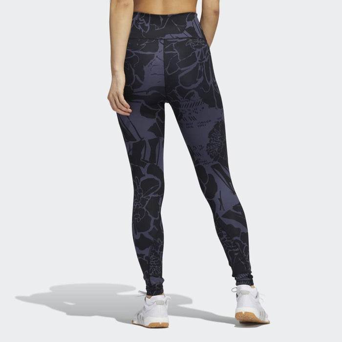 Adidas Womens Opt Flower 7/8T Full Tight Training Tights