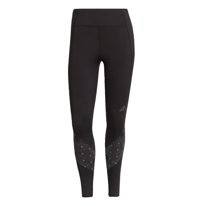 Adidas Womens Otr Refl. Tight Full Tight Running Tights, Black