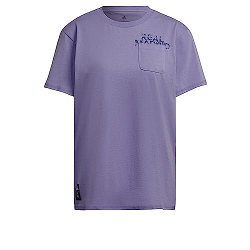 Adidas Womens Real Wmn Tee Short Sleeve Graphic Tee