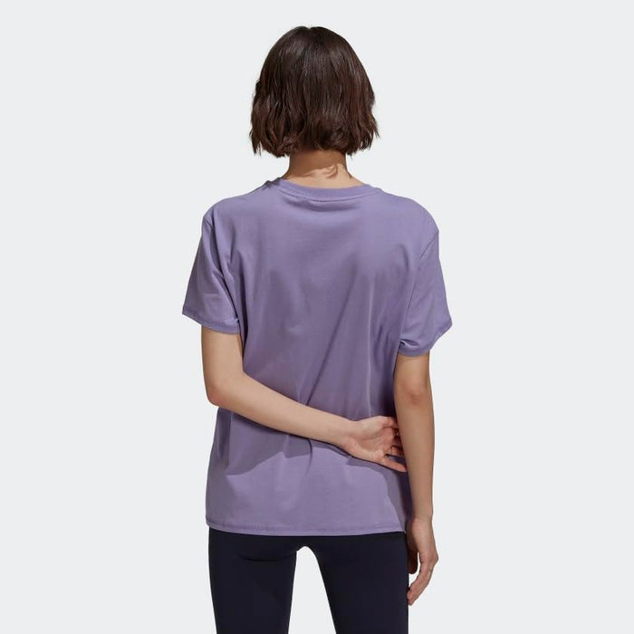 Adidas Womens Real Wmn Tee Short Sleeve Graphic Tee