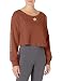 Adidas Womens Slouchy Crew Pullover Sweater