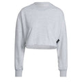 adidas Women's Studio Lounge Summer Crew, Light Grey Heather