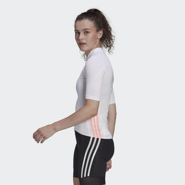 Adidas Womens The Jersey W Short Sleeve Specialty Sports Jersey, White