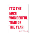 Wonderful | White | Typography Lyric Art Print - Unframed