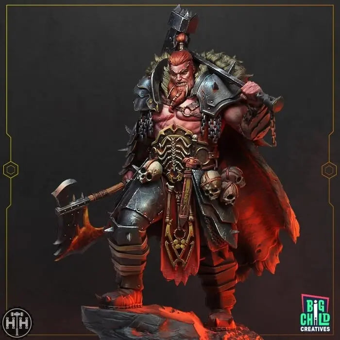 Wulfgar “The Boneripper” 75mm Dungeons and Heroes Big Child Creatives