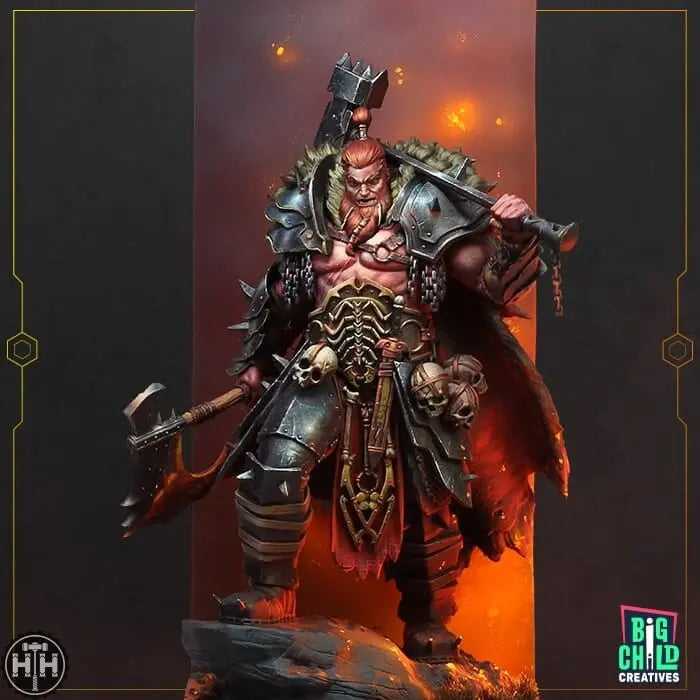 Wulfgar “The Boneripper” 75mm Dungeons and Heroes Big Child Creatives
