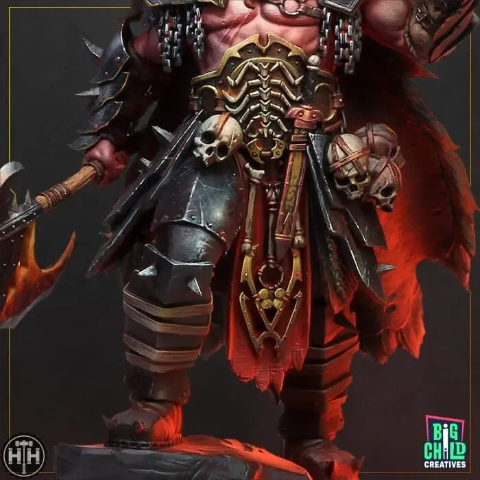 Wulfgar “The Boneripper” 75mm Dungeons and Heroes Big Child Creatives