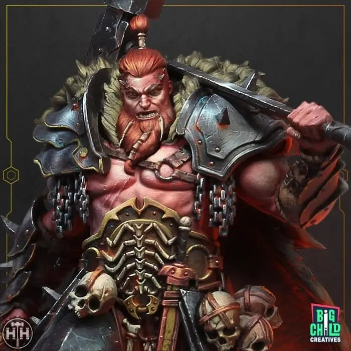 Wulfgar “The Boneripper” 75mm Dungeons and Heroes Big Child Creatives