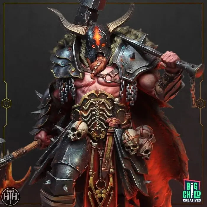 Wulfgar “The Boneripper” 75mm Dungeons and Heroes Big Child Creatives